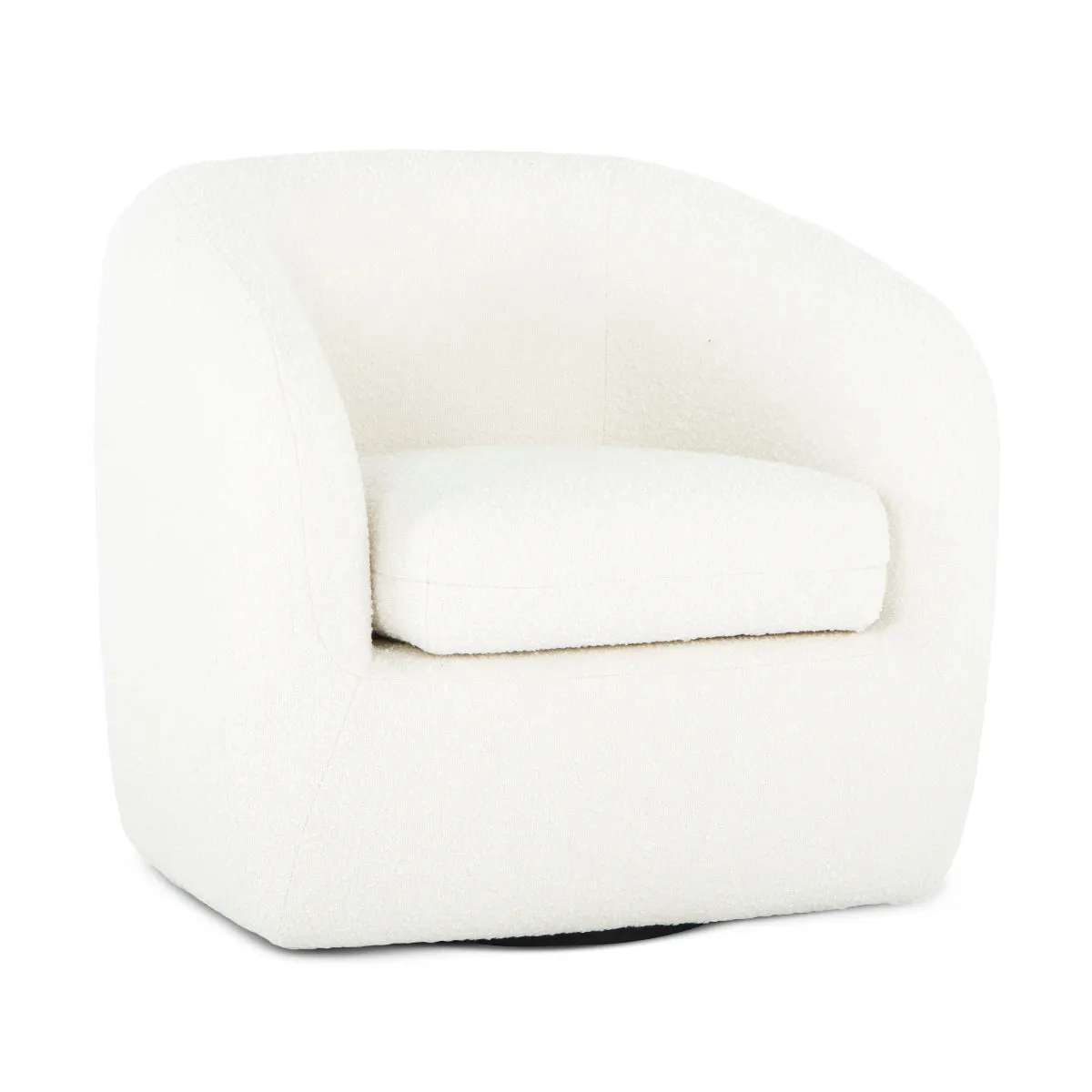 Jasper Boucle Swivel Armchair