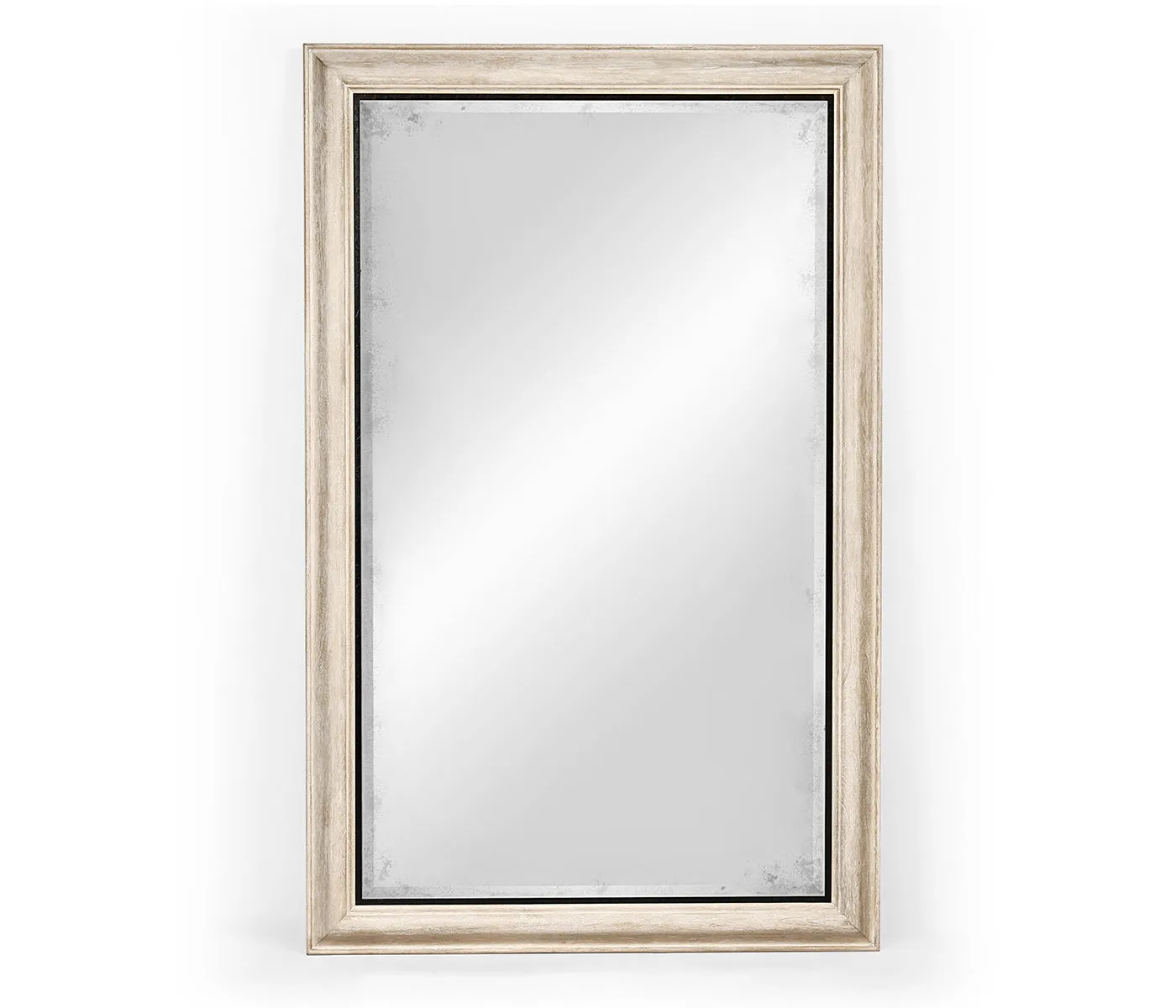 JC Edited - Artisan Collection - Rectangular Limed Acacia Antique Mirror