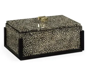 JC Modern - Indochine Collection - Rectangular Eggshell Box with Brass Handle