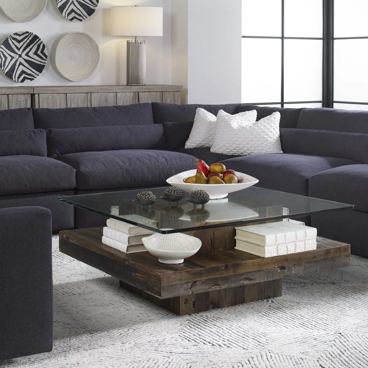 Jonah Coffee Table (Top   Base)