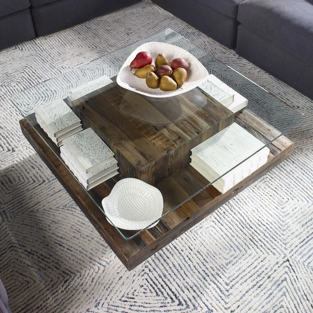 Jonah Coffee Table (Top   Base)