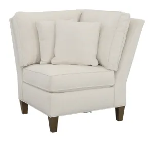Kelly Corner Chair with Tapered Leg