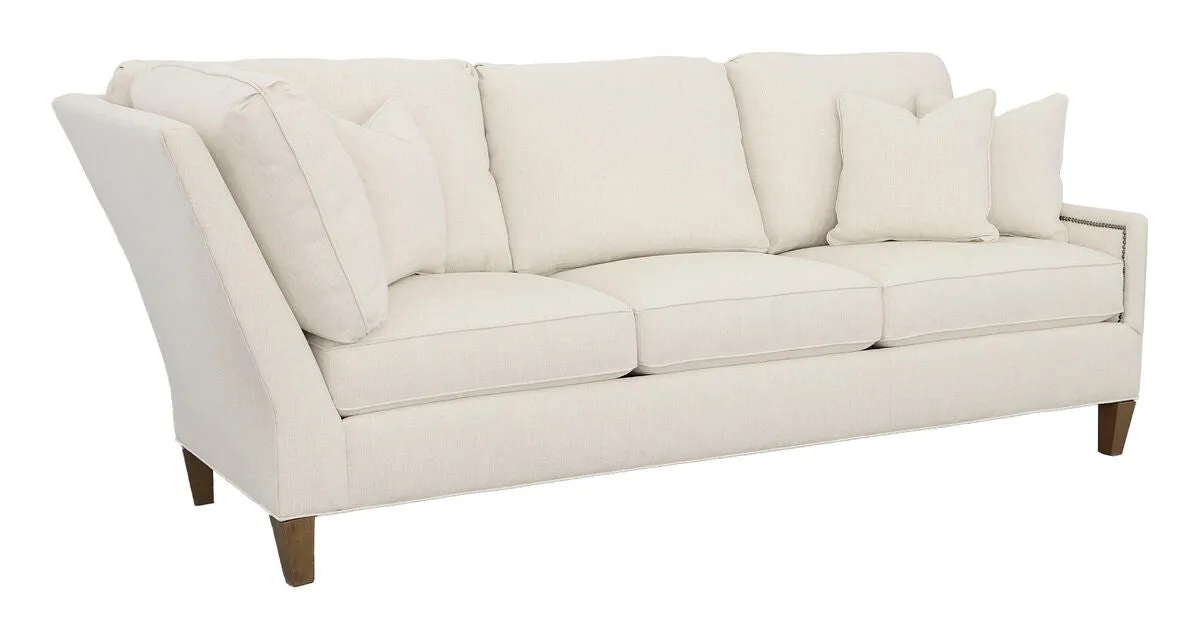 Kelly Right Arm Corner Sofa with Tapered Leg