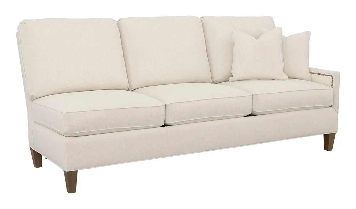 Kelly Right Arm Sofa with Tapered Leg