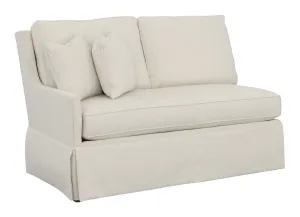 Kelly Skirted Left Arm Loveseat