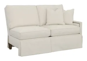 Kelly Skirted Right Arm Loveseat