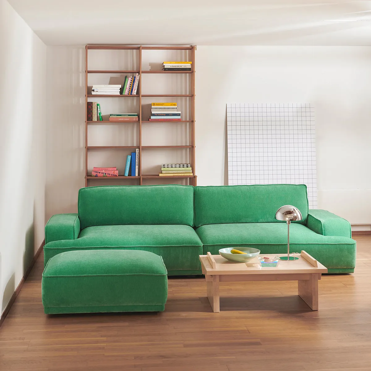 Leonora Fabric Ottoman