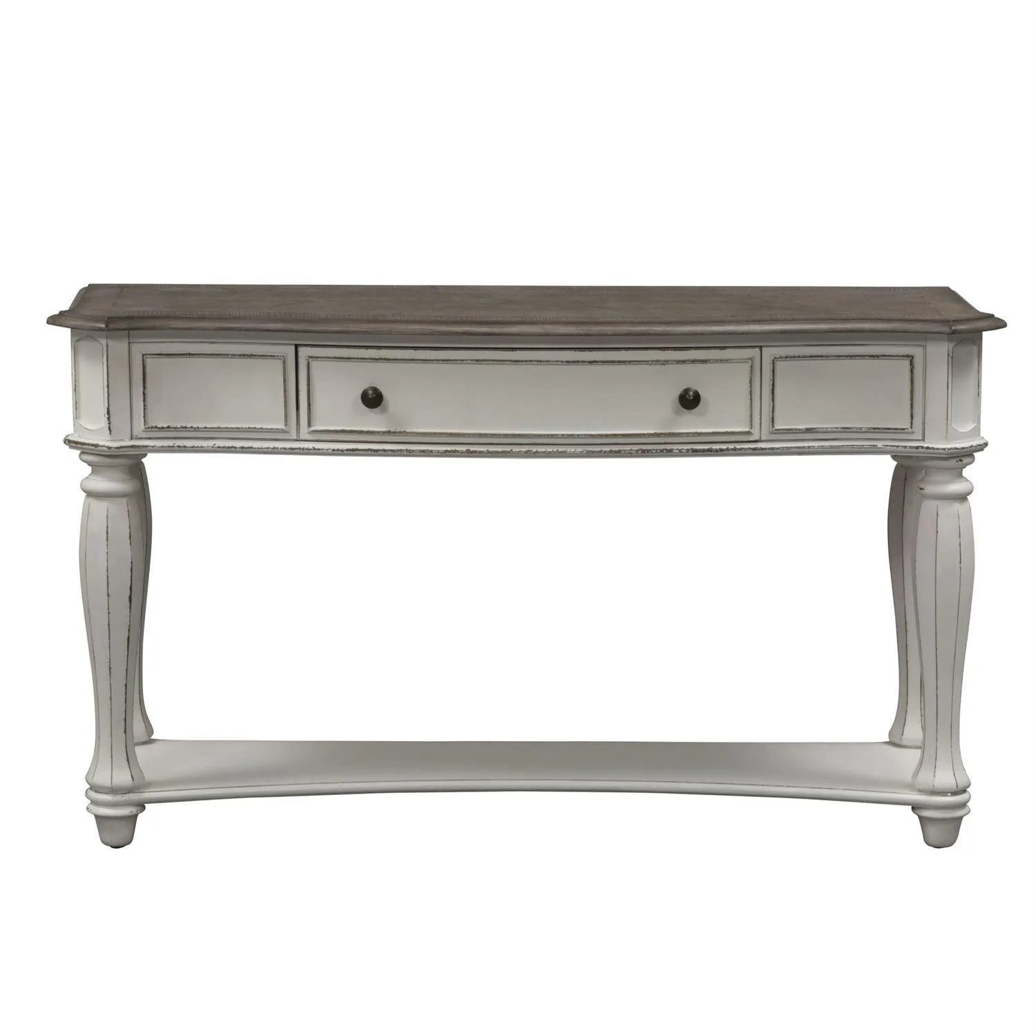 Liberty Magnolia Manor Sofa Table in Antique White