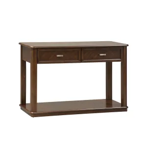Liberty Wallace Sofa Table in Dark Toffee