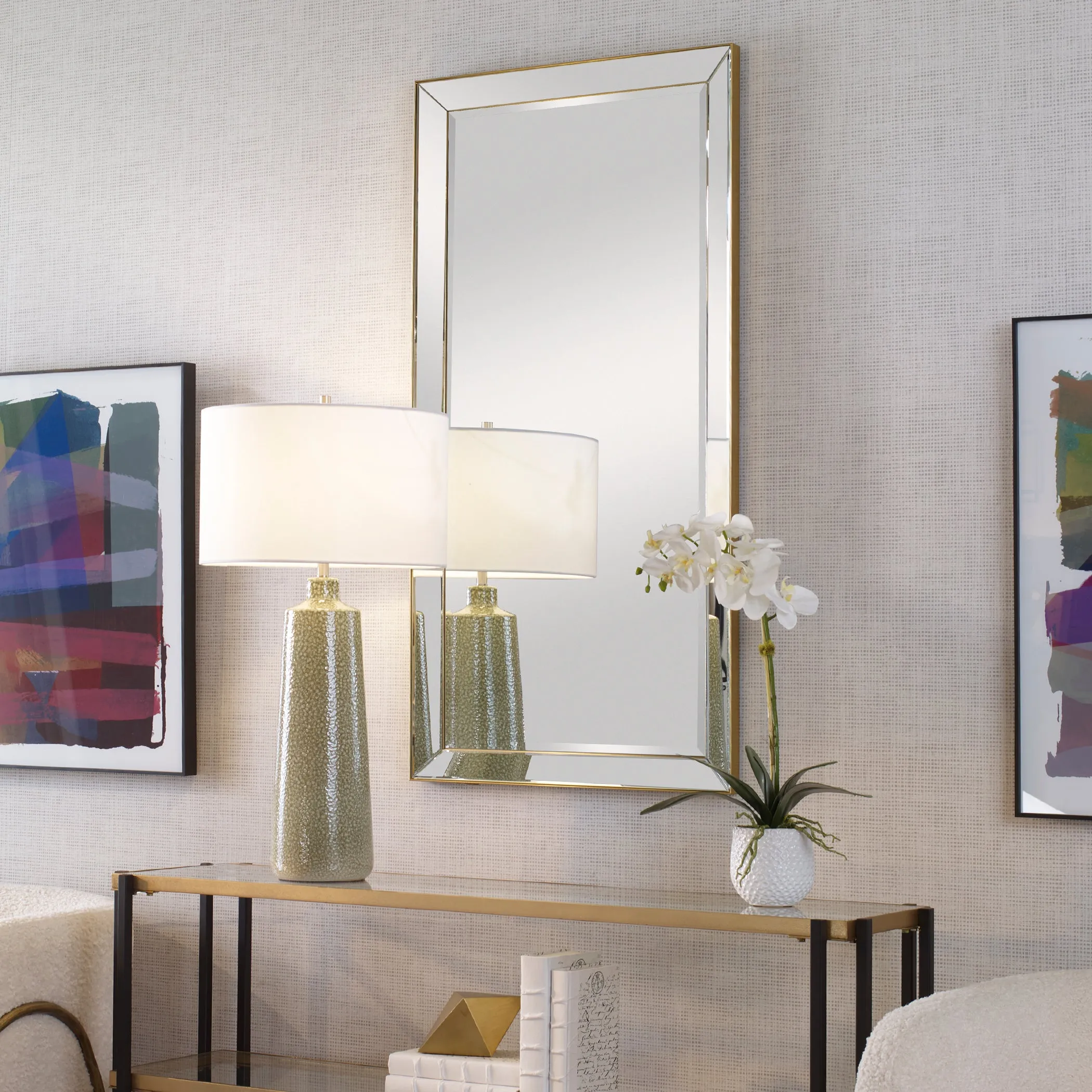 Lytton Mirror, Gold