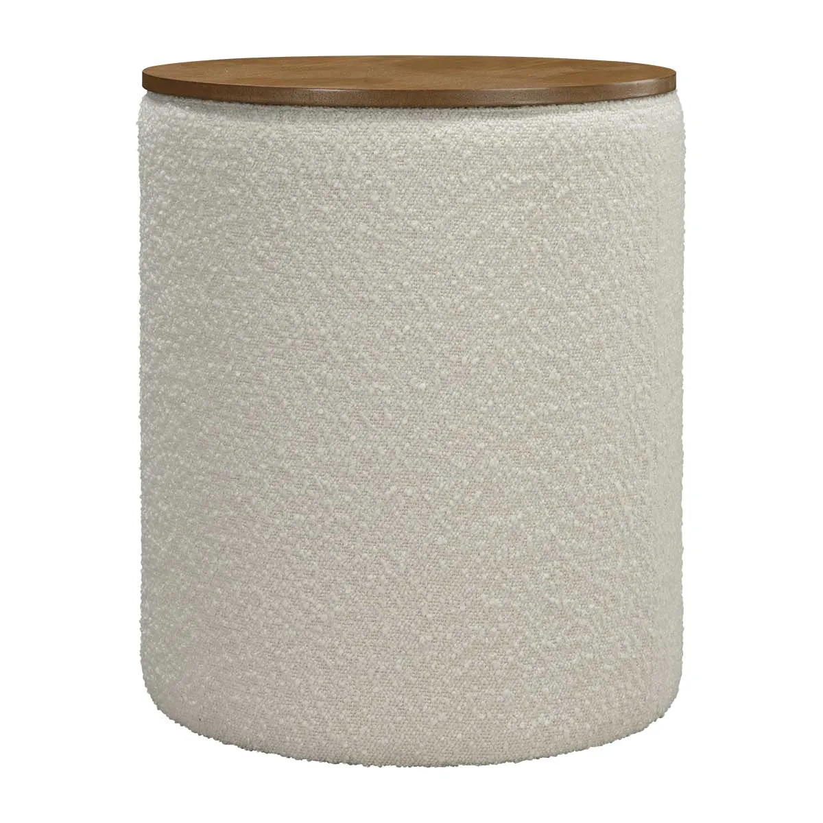 Mabel Boucle Storage Ottoman