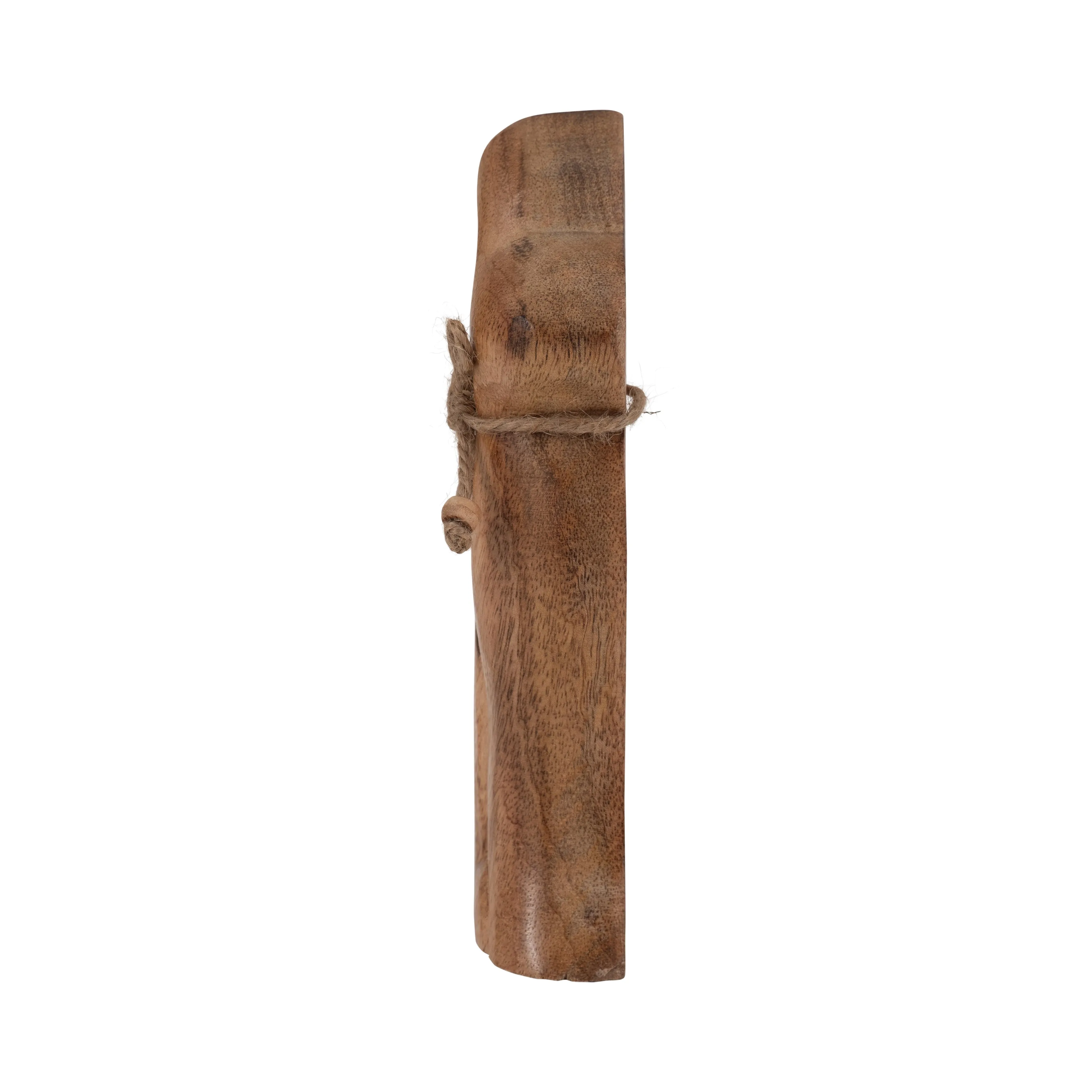 Mango Wood, 8" Rabbit, Brown
