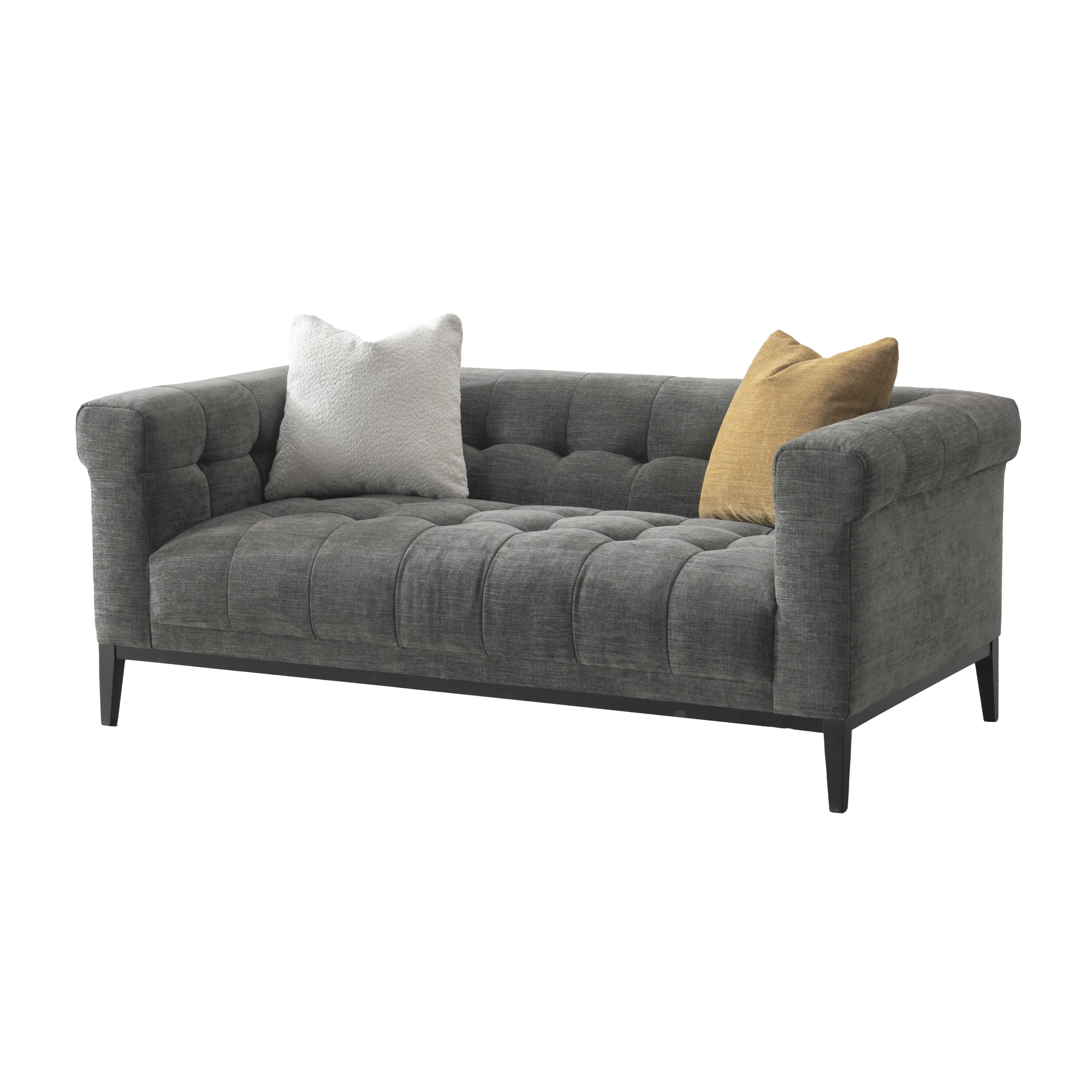 Mara Charcoal Loveseat W178