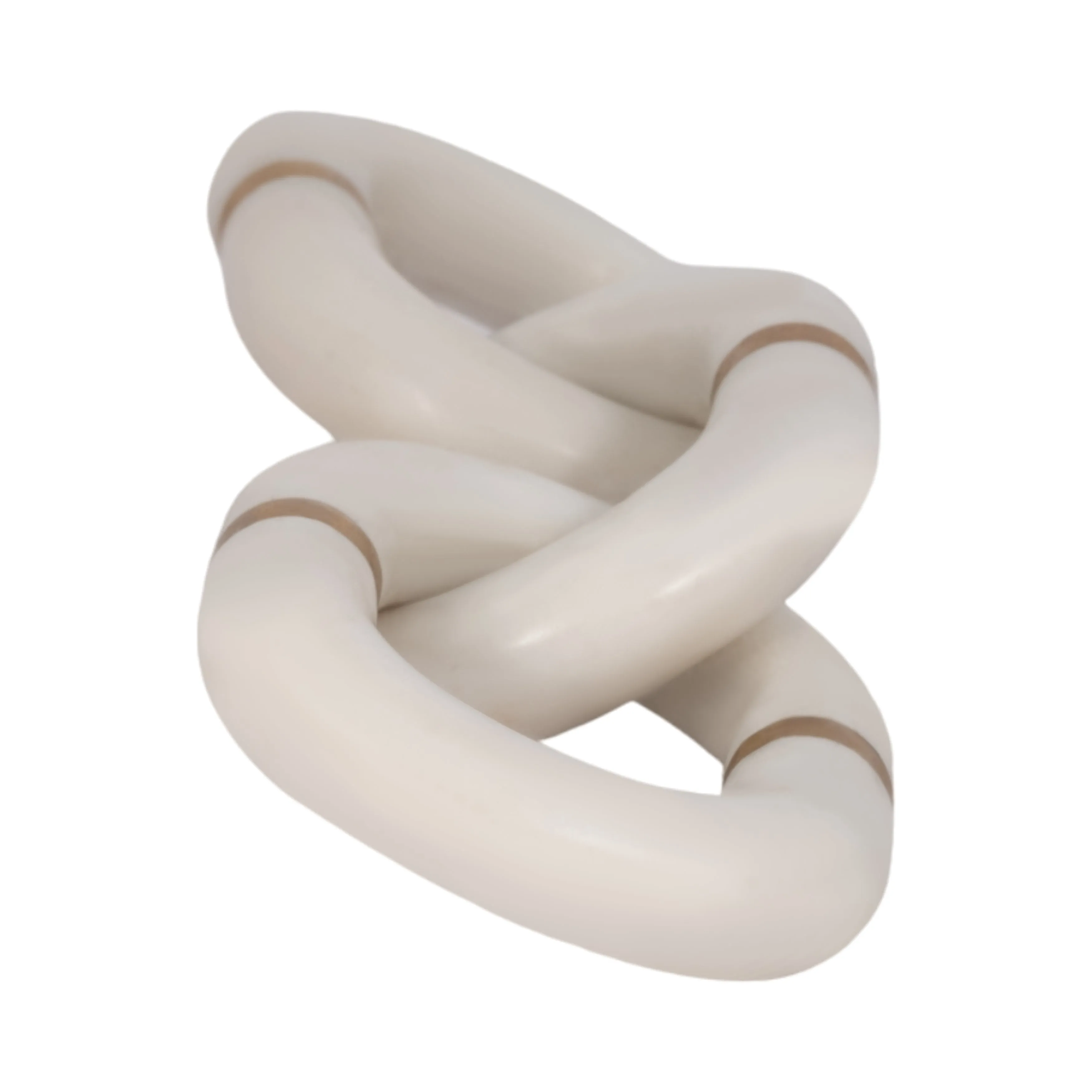 MARBLE 14" CHAIN DECOR, WHITE