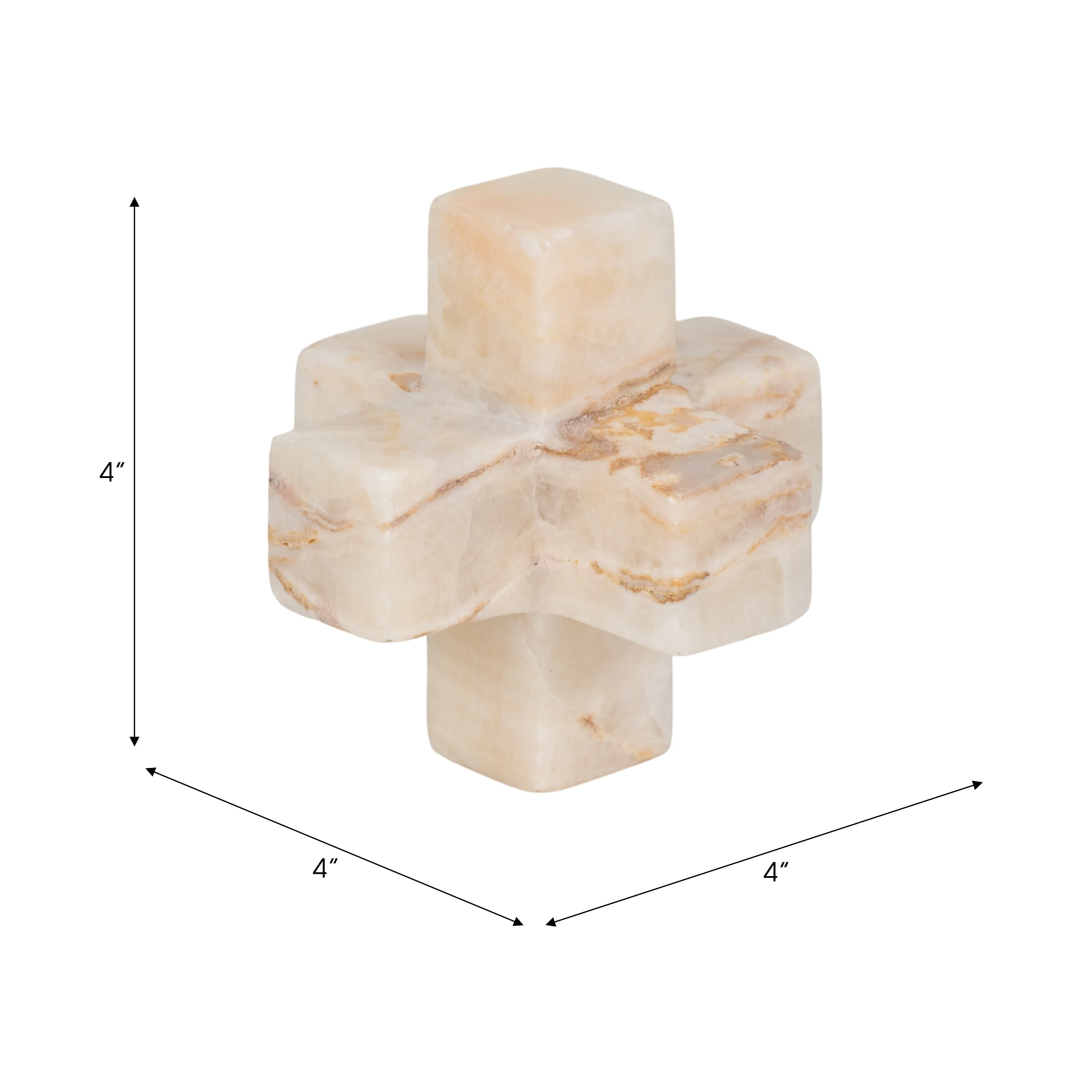 MARBLE, 4" JACK, WHITE