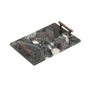 Marble And Metal Trays-D-011022-9