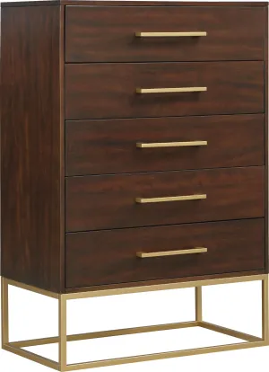 Maxine Cherry / Gold Chest