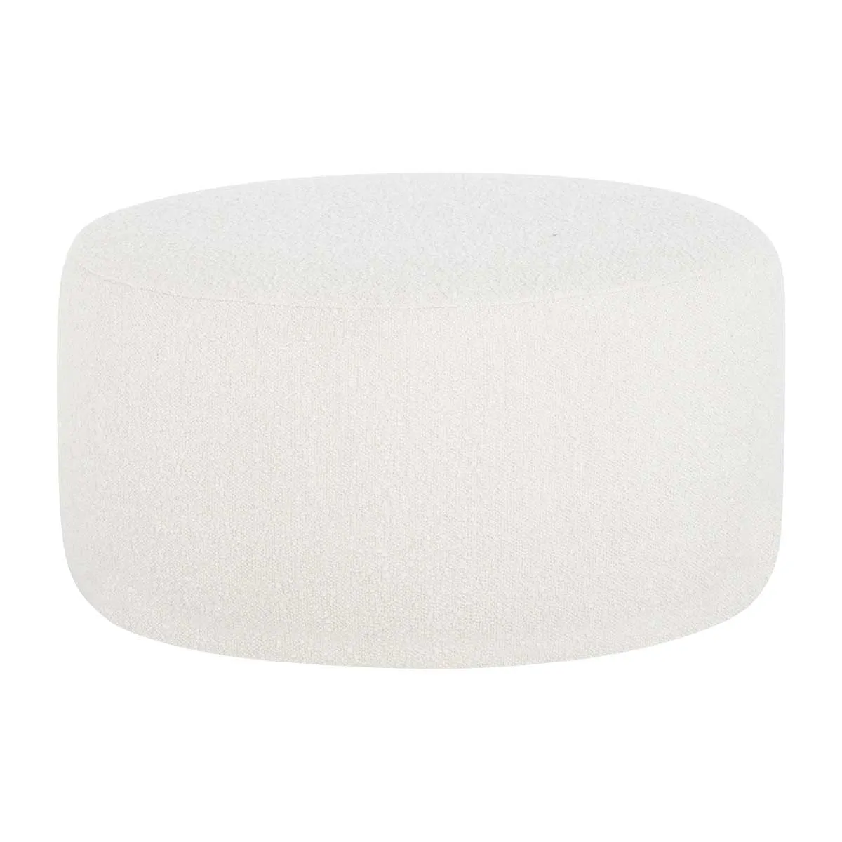 Memphis Boucle Round Ottoman