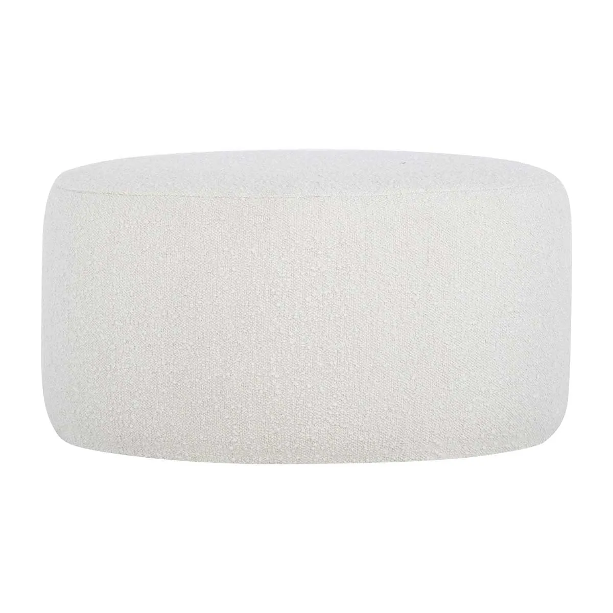 Memphis Boucle Round Ottoman