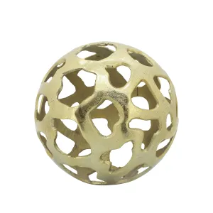 METAL 10" CUT-OUT ORB,GOLD