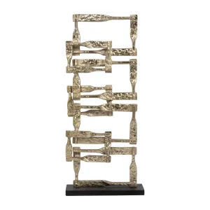Metal, 23"H Stacking Squares, Gold