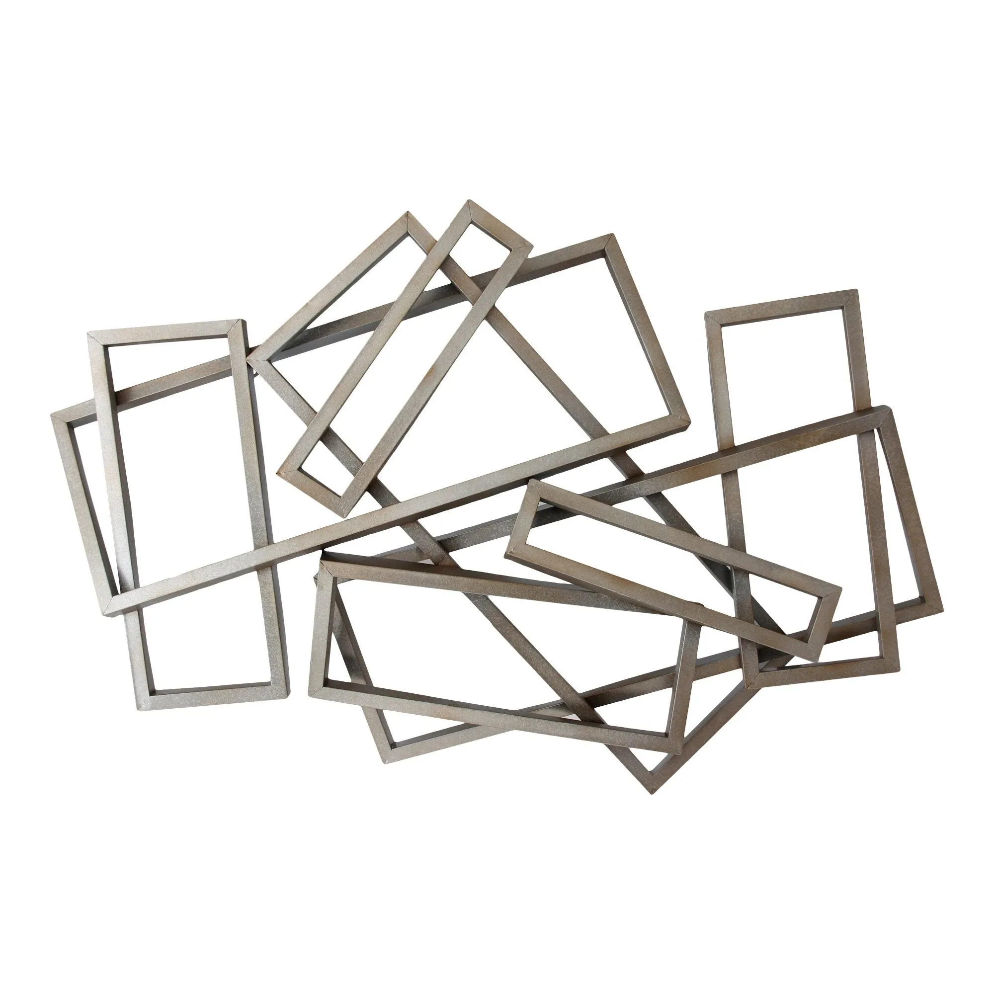 Metal Rectangles Wall Dcor