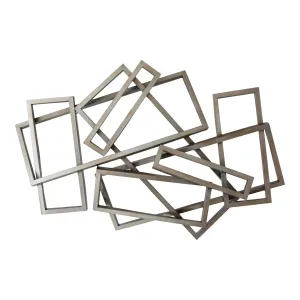 Metal Rectangles Wall Dcor