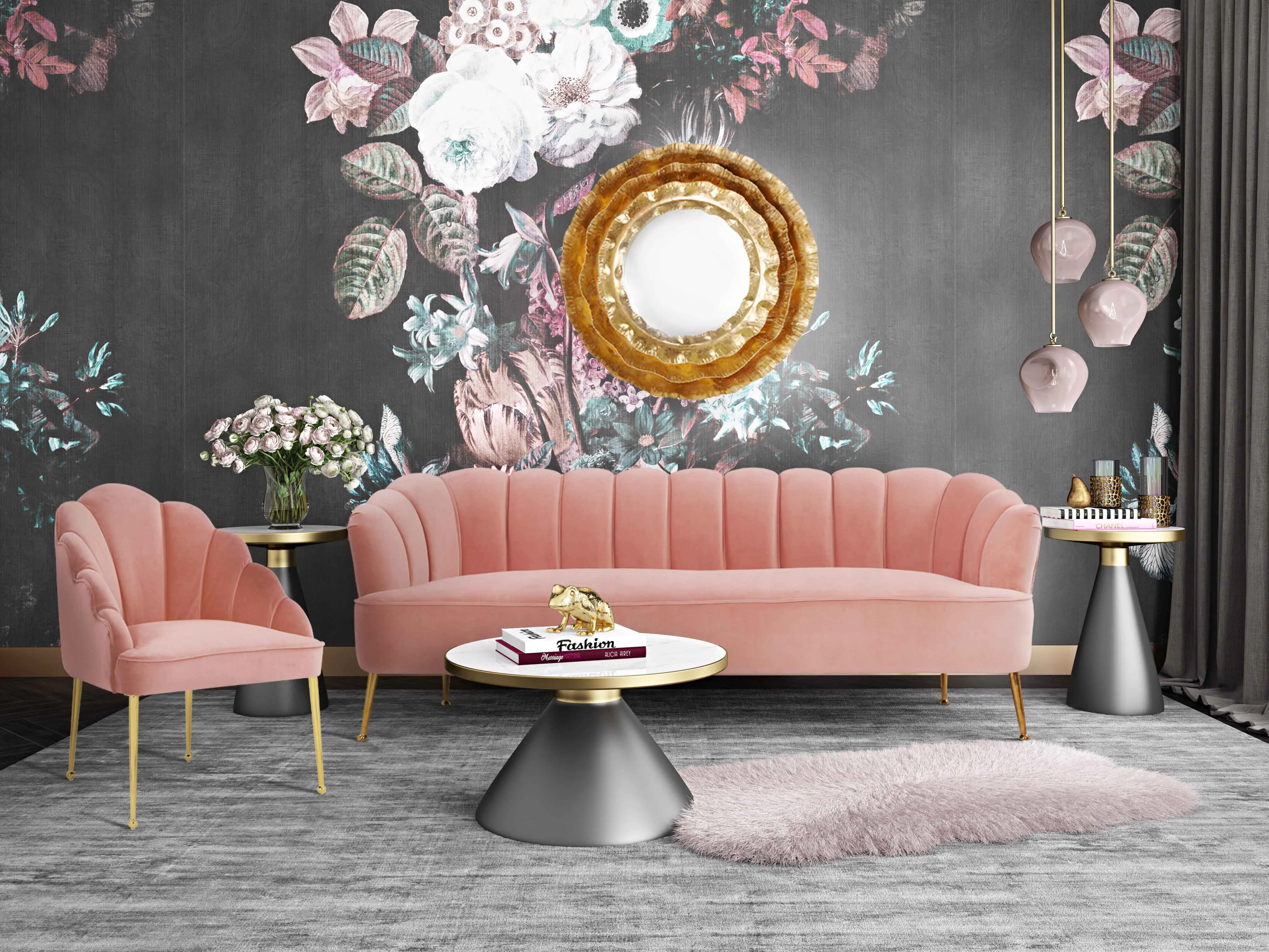 Misty Rose Daisy 4 seater