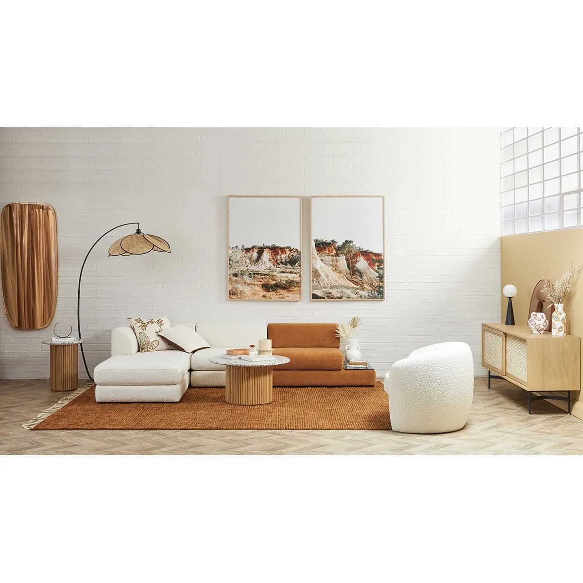 Monet Boucle Armchair