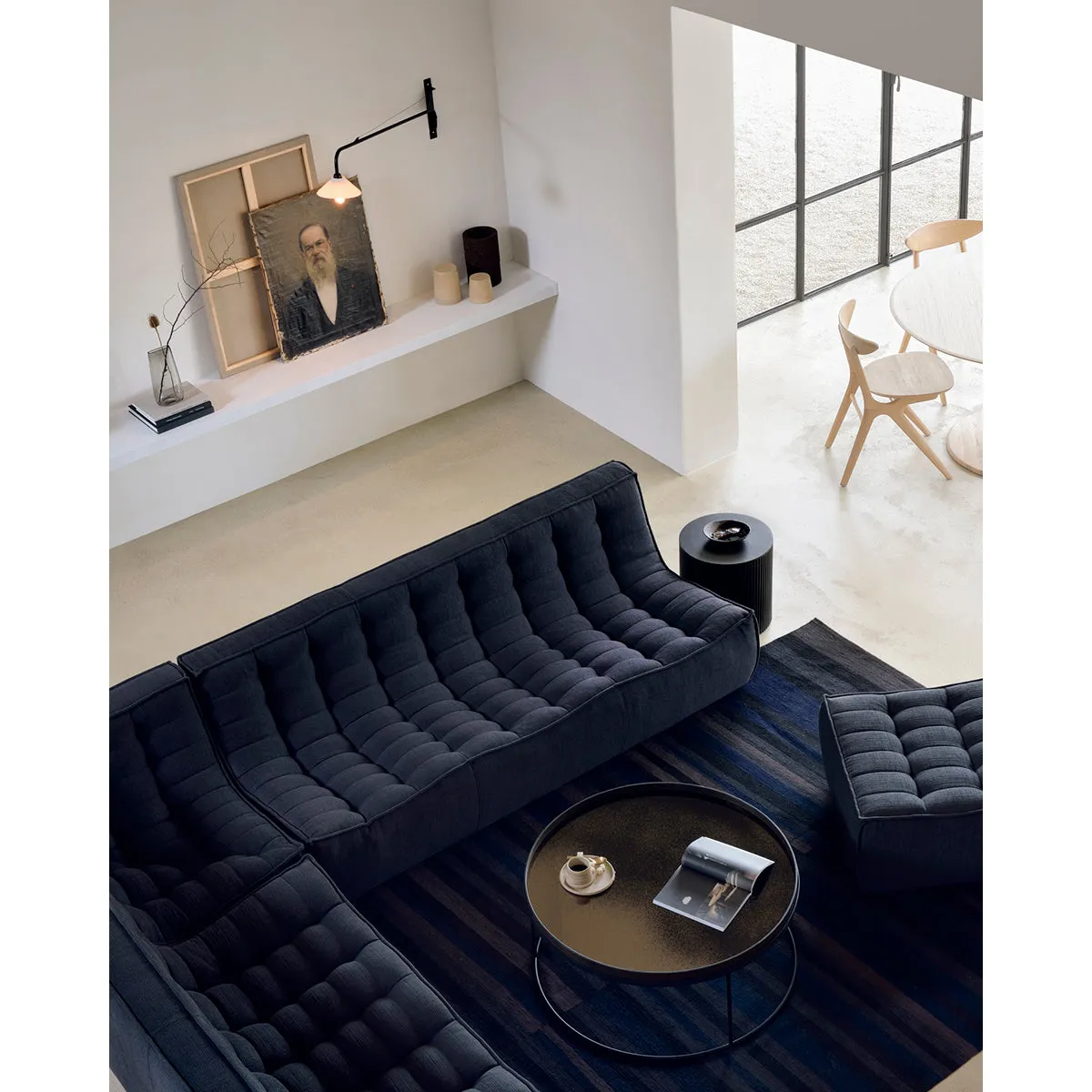 N701 Eco Fabric Ottoman