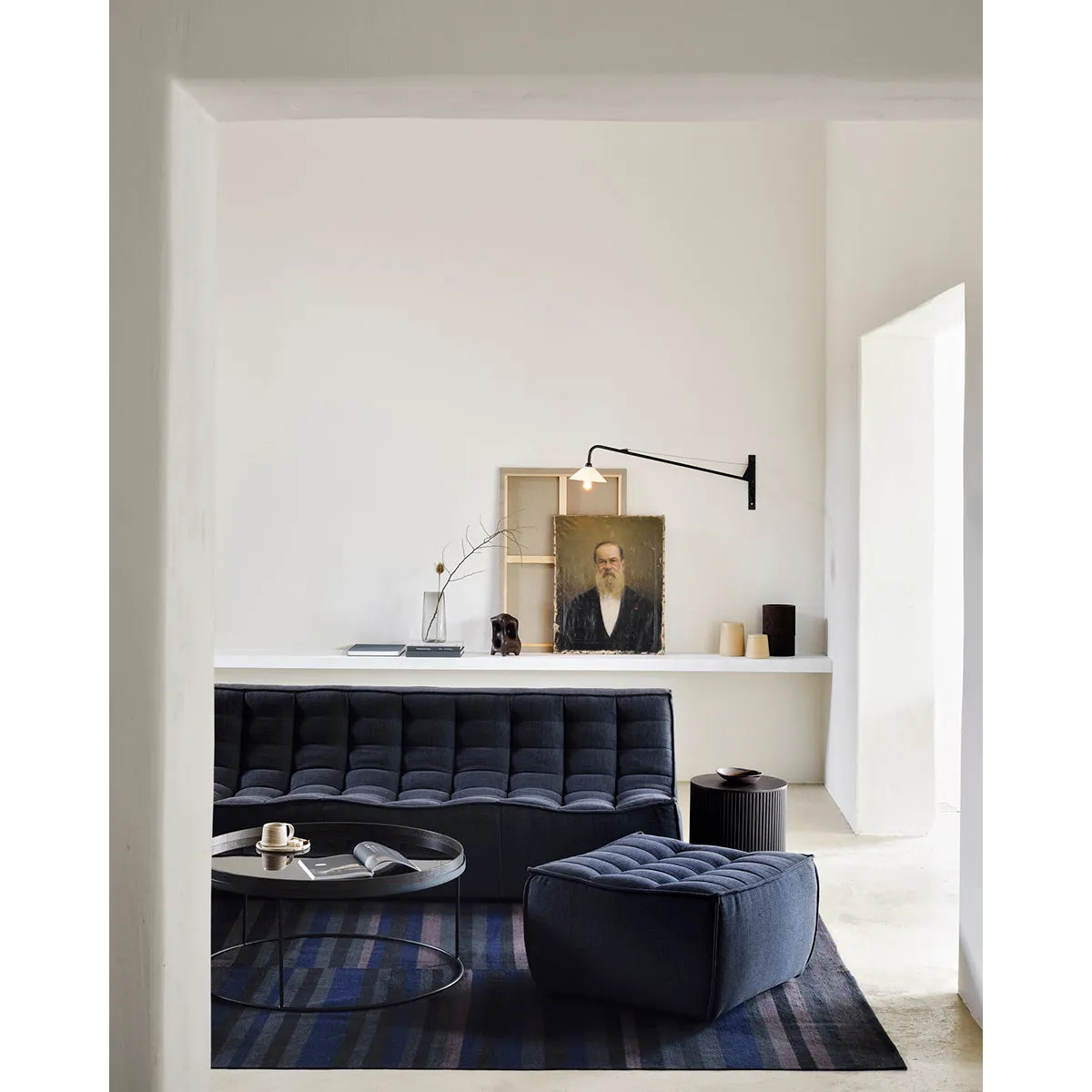 N701 Eco Fabric Ottoman