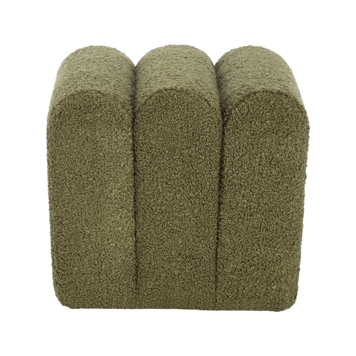Naomi Fur Ottoman