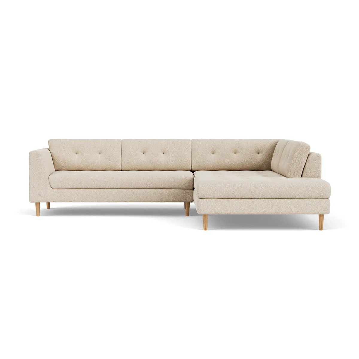 Nelson Boucle Right Corner Sofa