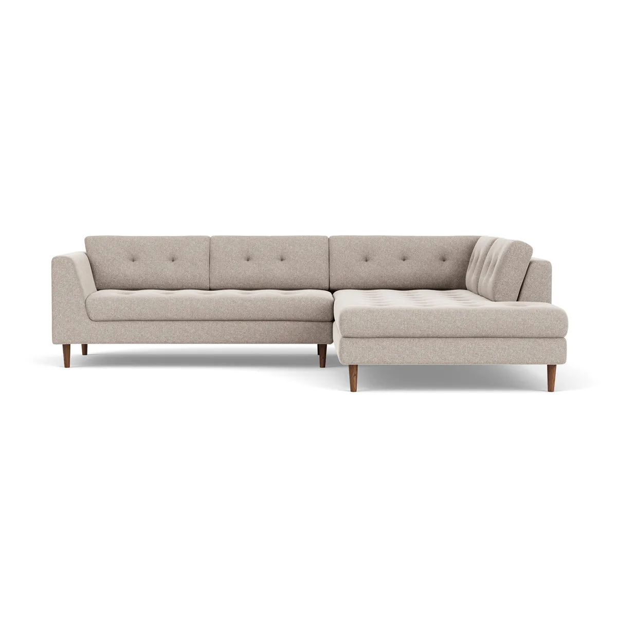 Nelson Fabric Right Corner Sofa