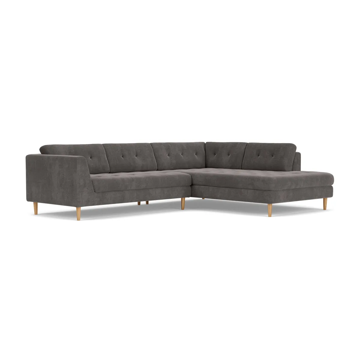 Nelson Fabric Right Corner Sofa