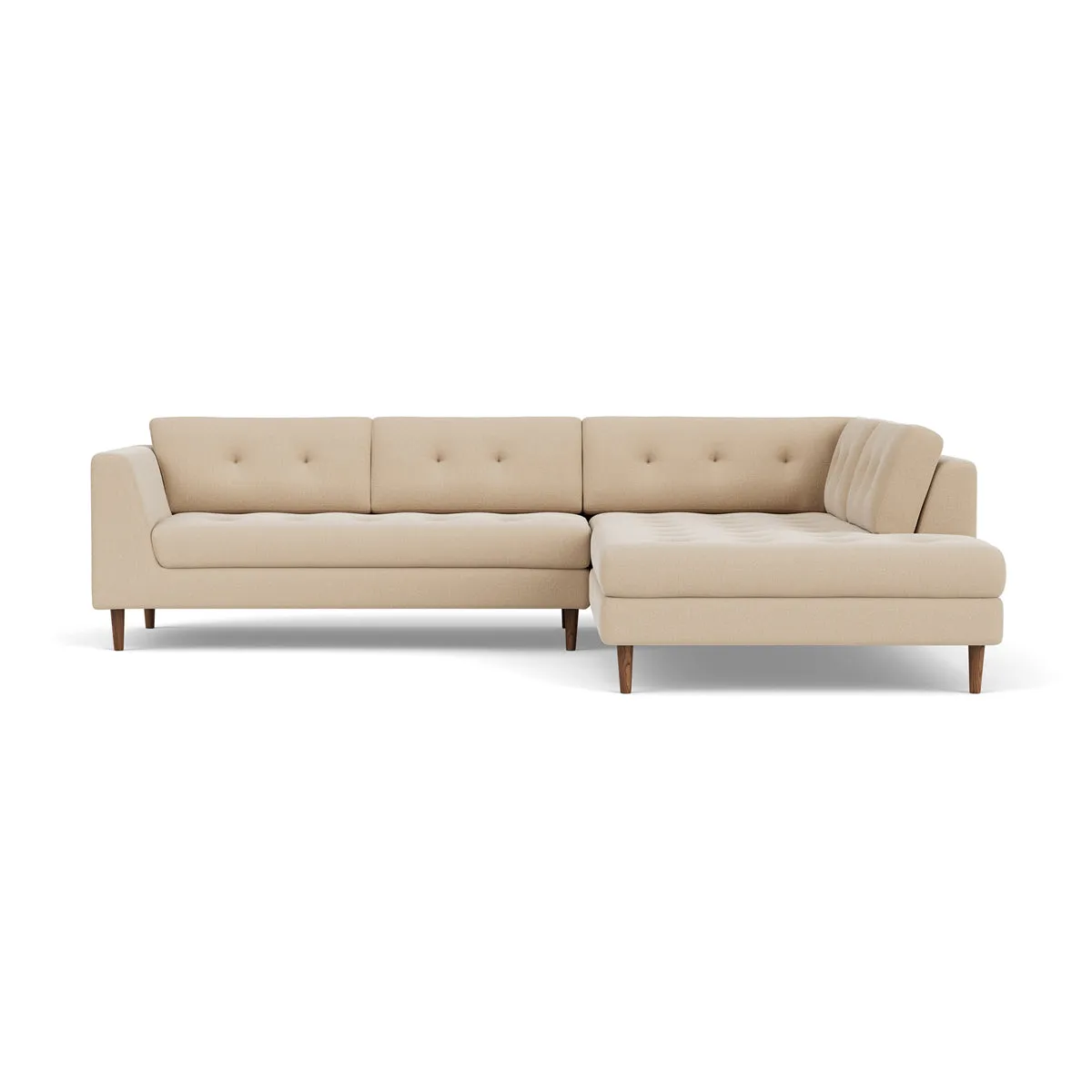 Nelson Fabric Right Corner Sofa