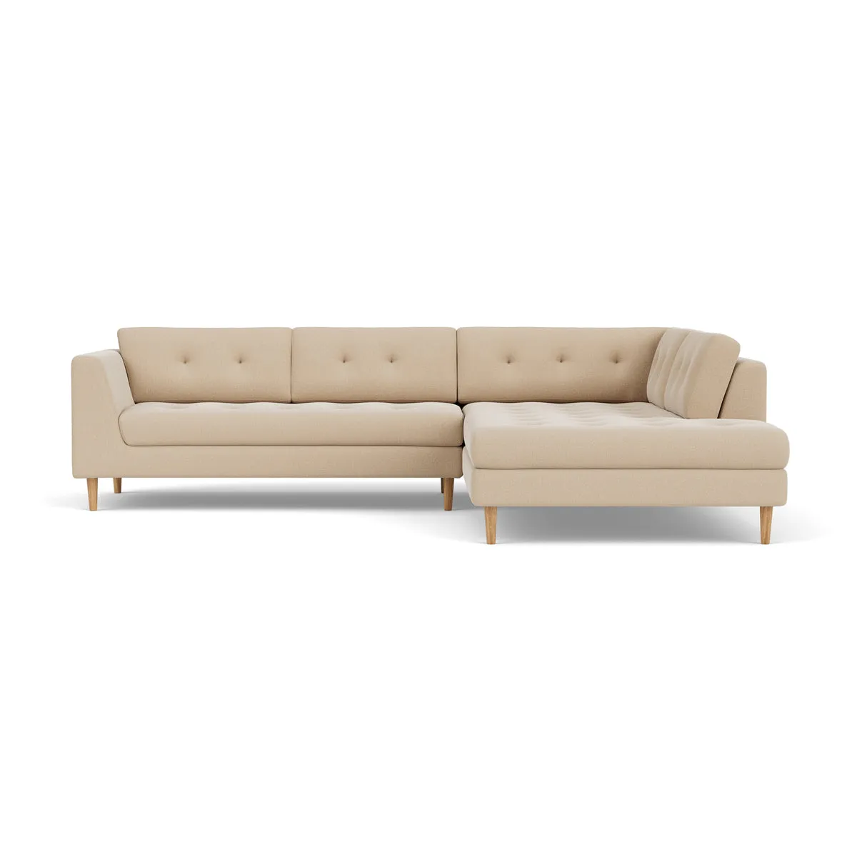 Nelson Fabric Right Corner Sofa