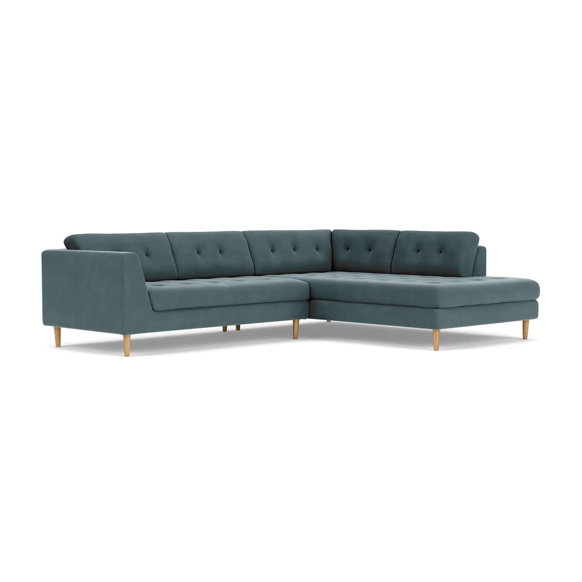 Nelson Fabric Right Corner Sofa