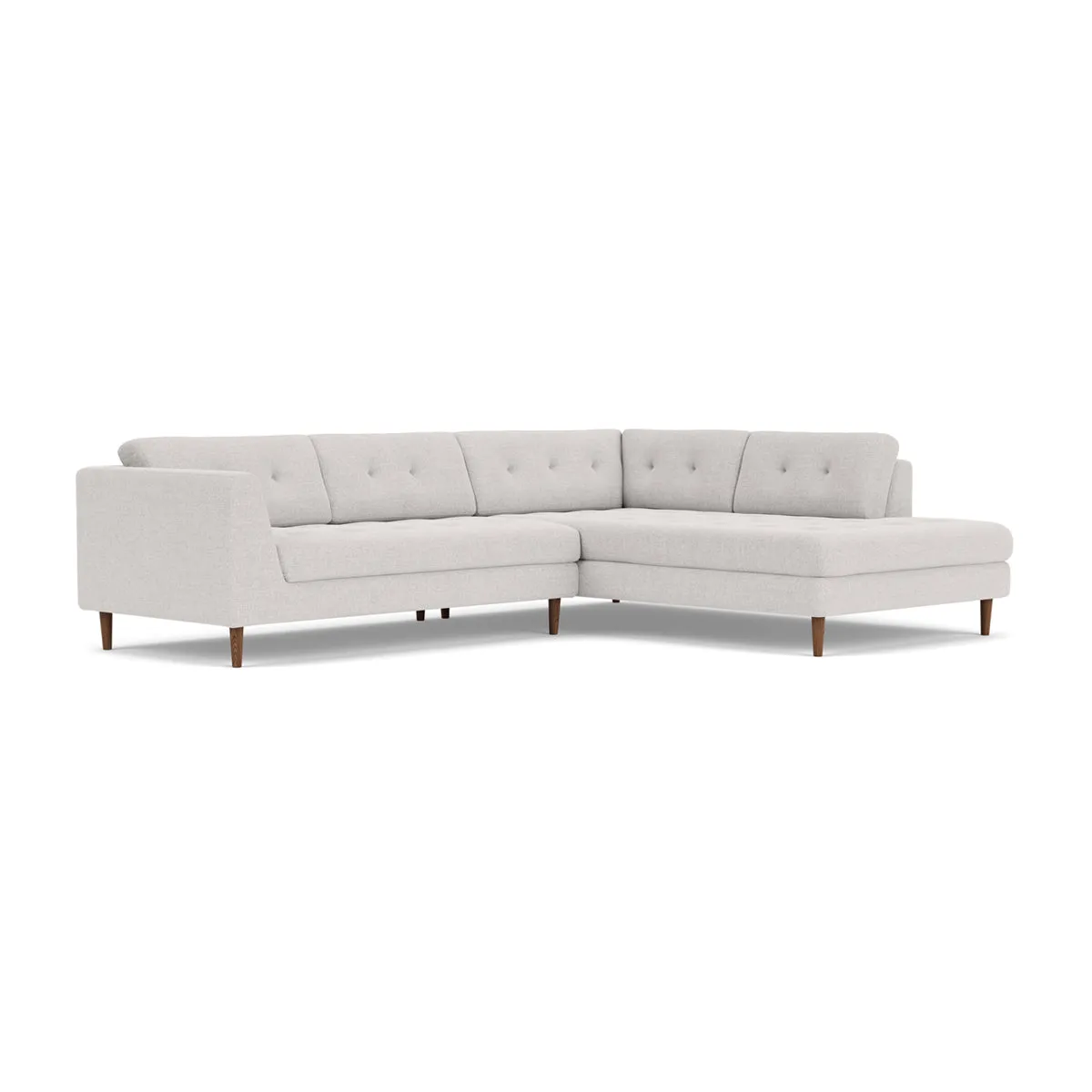 Nelson Fabric Right Corner Sofa