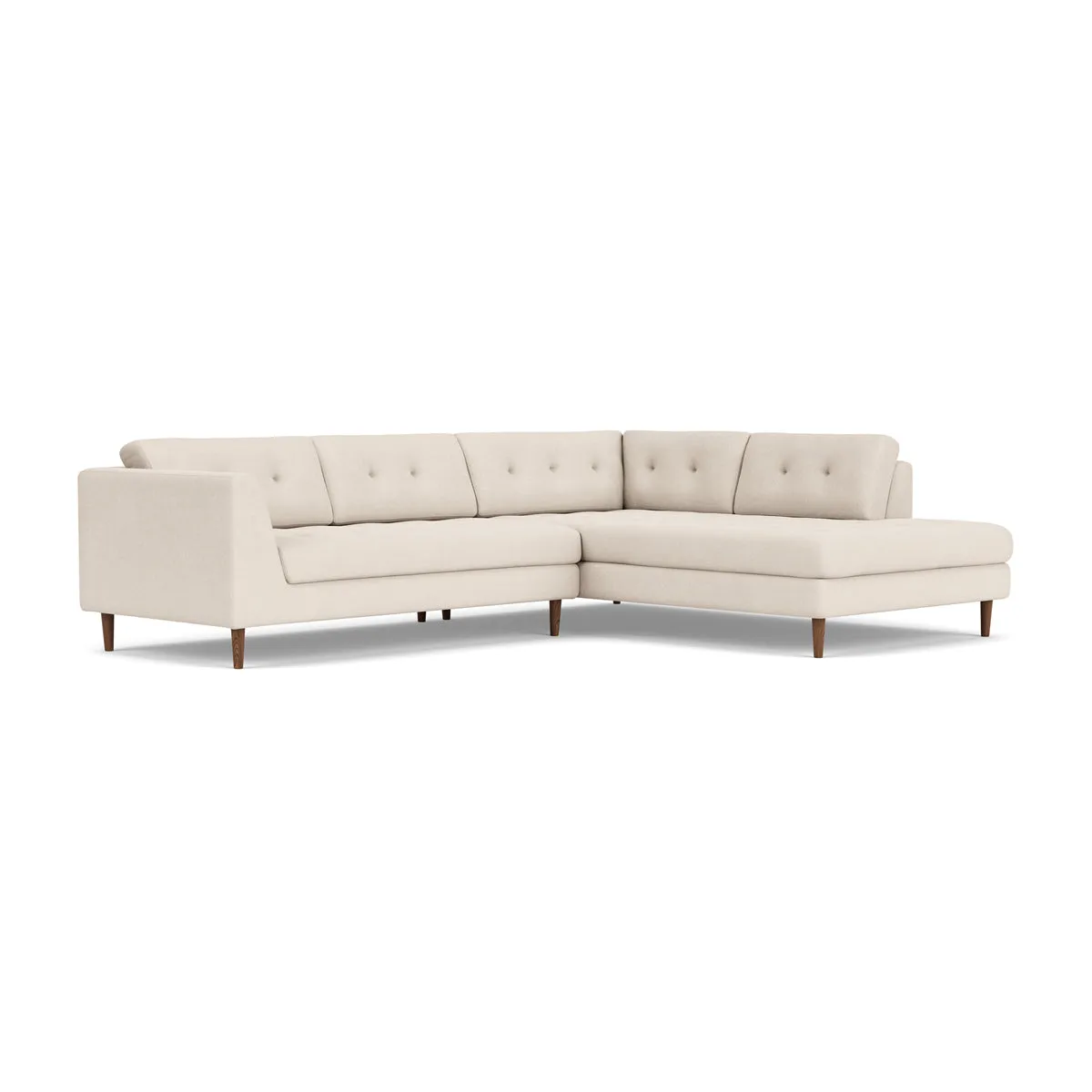 Nelson Fabric Right Corner Sofa