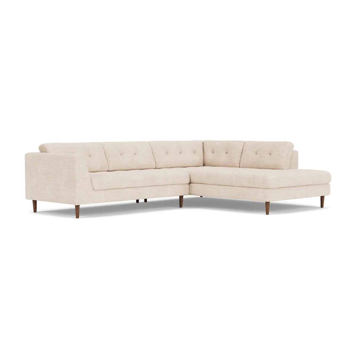 Nelson Fabric Right Corner Sofa