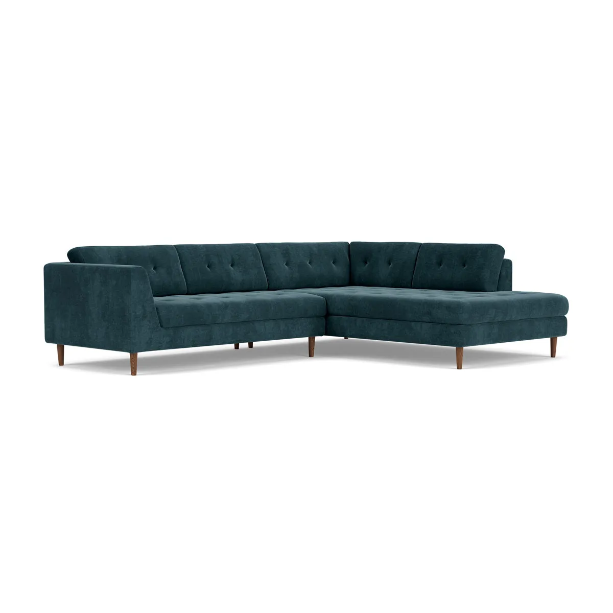 Nelson Fabric Right Corner Sofa
