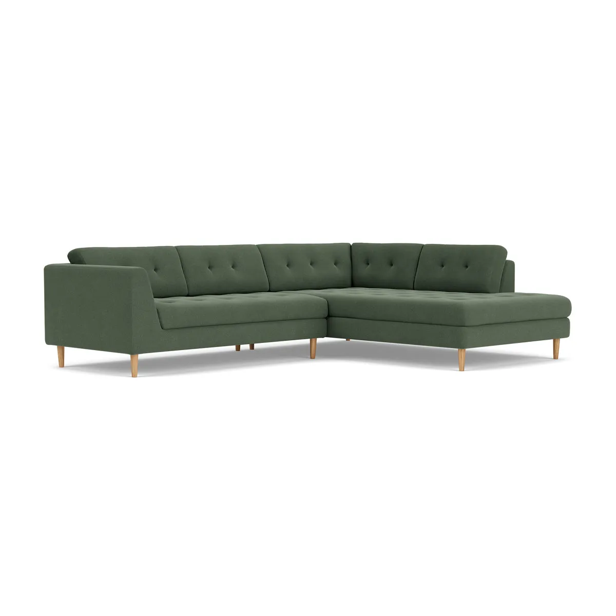 Nelson Fabric Right Corner Sofa