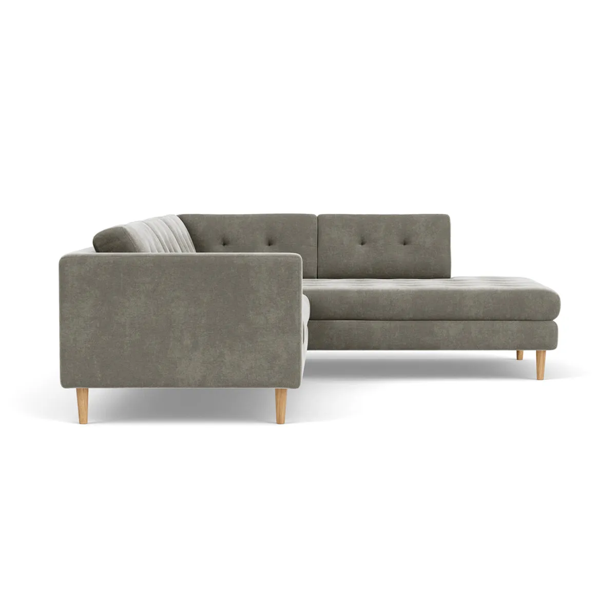 Nelson Fabric Right Corner Sofa