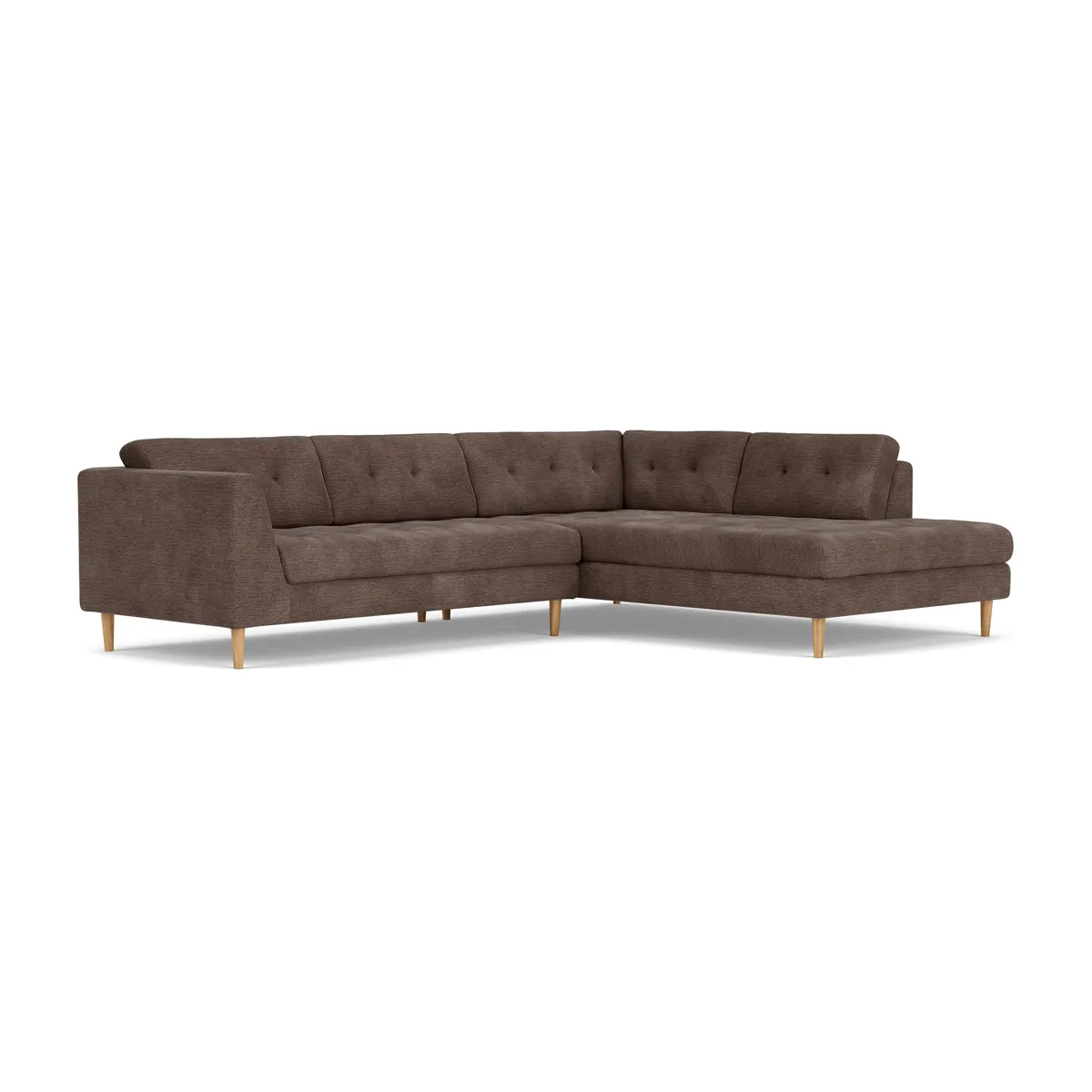 Nelson Fabric Right Corner Sofa