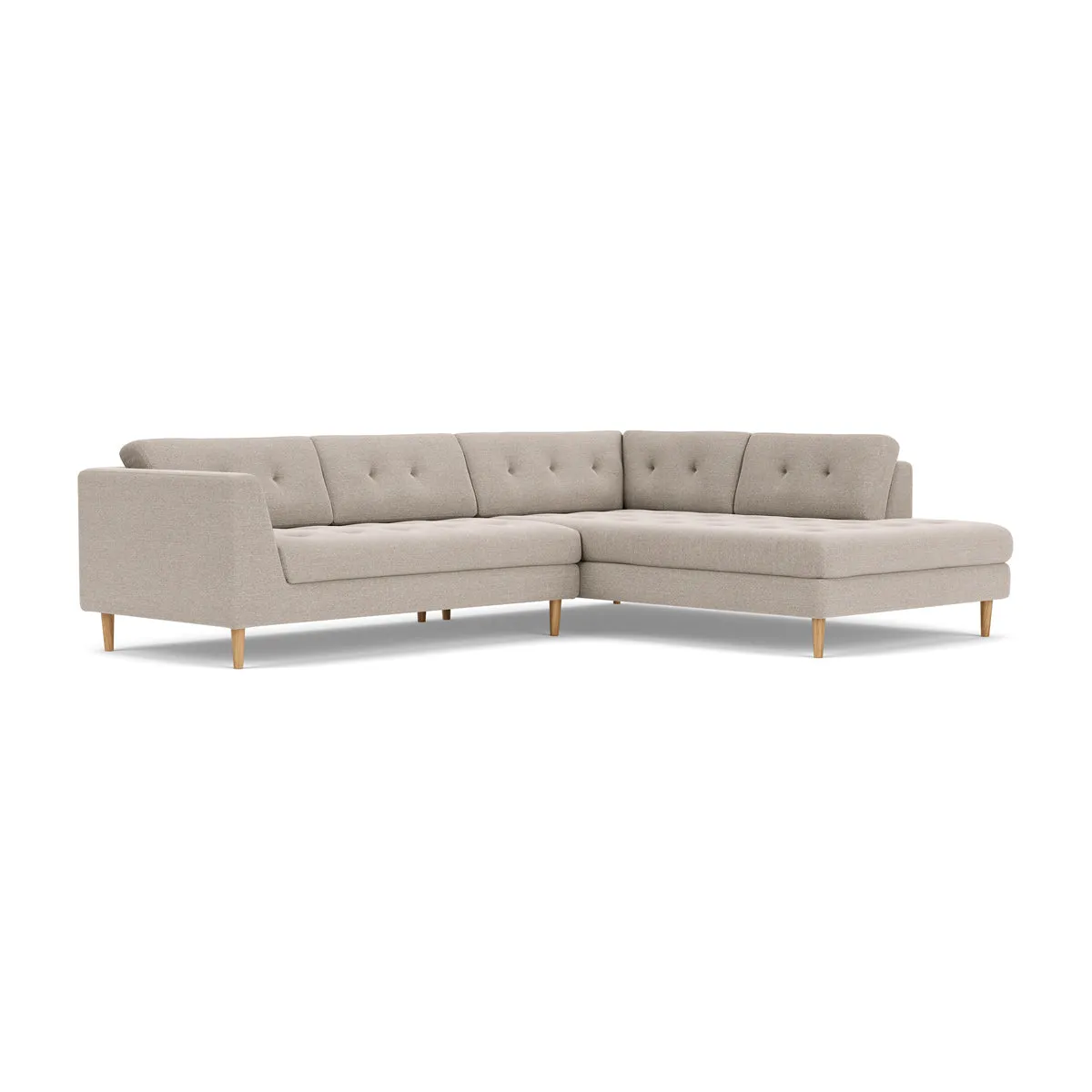 Nelson Fabric Right Corner Sofa