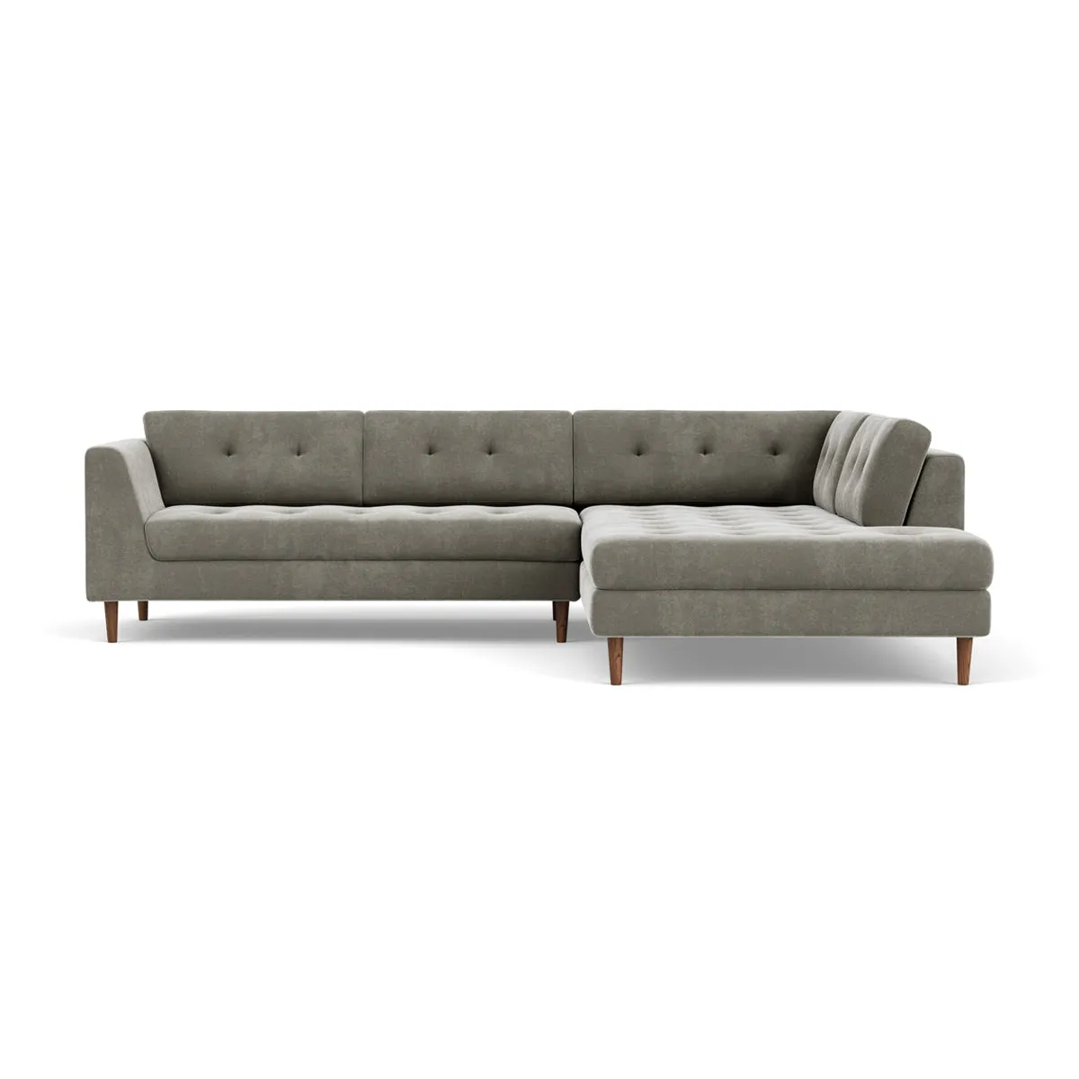 Nelson Fabric Right Corner Sofa