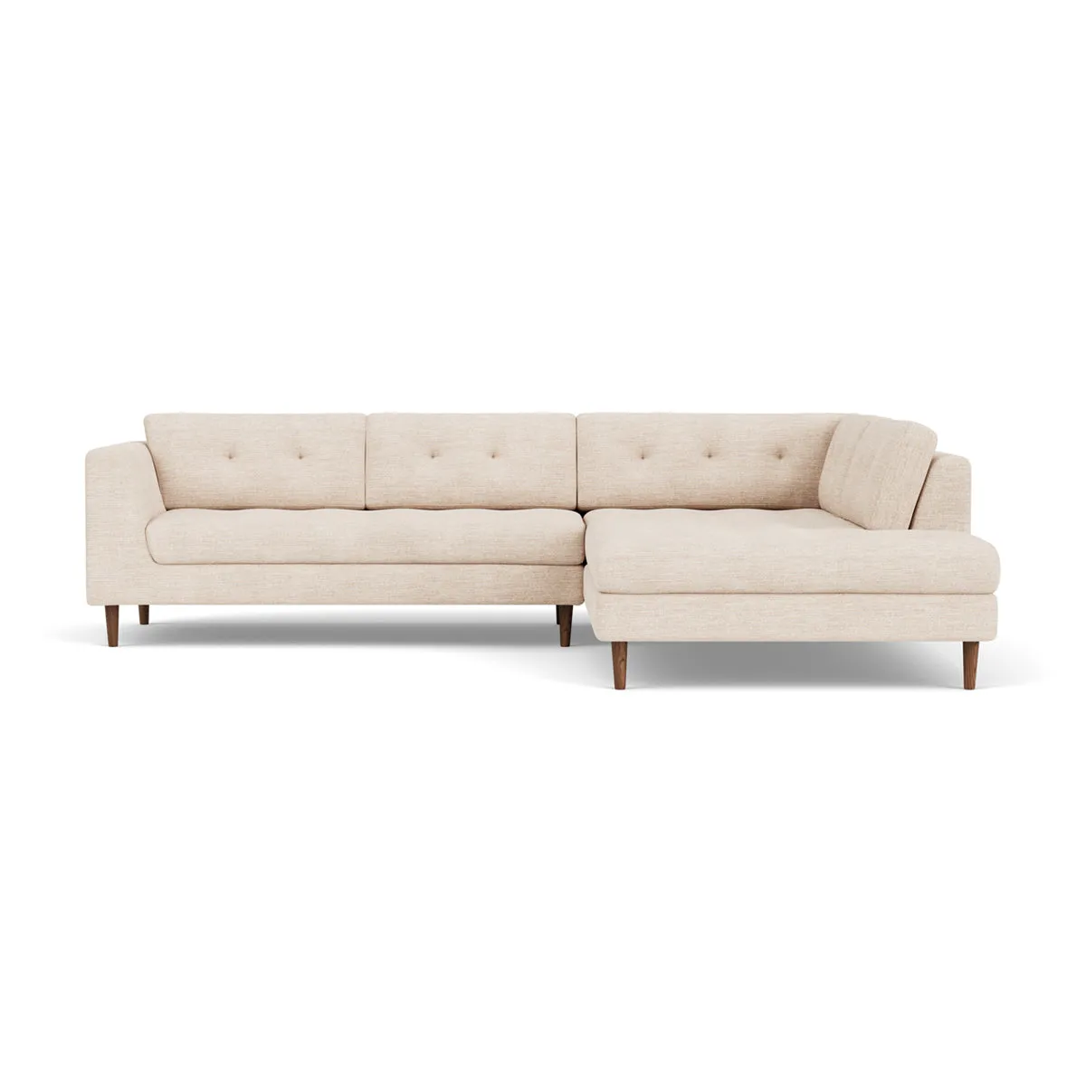 Nelson Fabric Right Corner Sofa