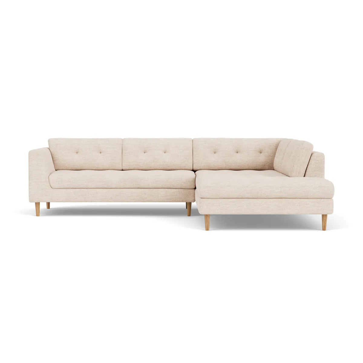 Nelson Fabric Right Corner Sofa