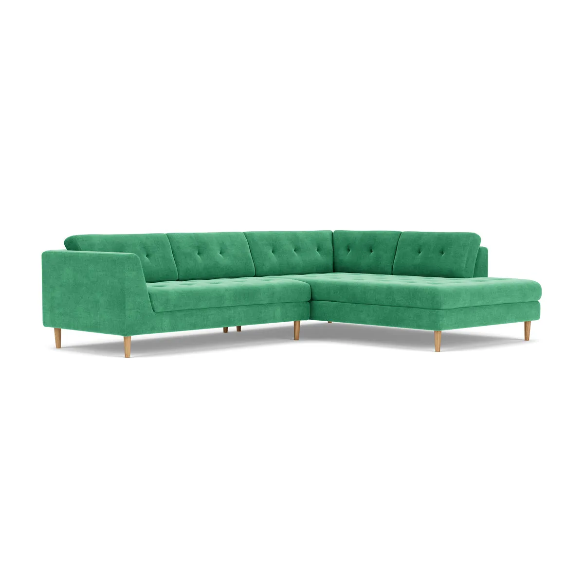 Nelson Fabric Right Corner Sofa